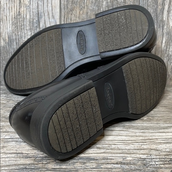 Rockport Mens Leather Upper Dress Shoes Wing Tip Oxford Size 9.5M - Picture 10 of 12